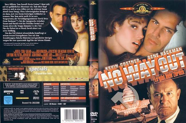 No Way Out dvd cover german
