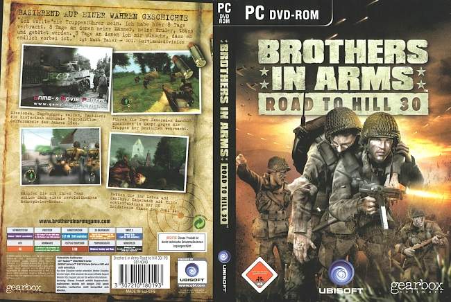 Brothers in Arms Road to Hill 30 pc cover german