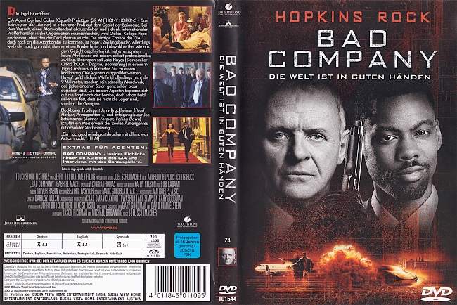 Bad Company german dvd cover