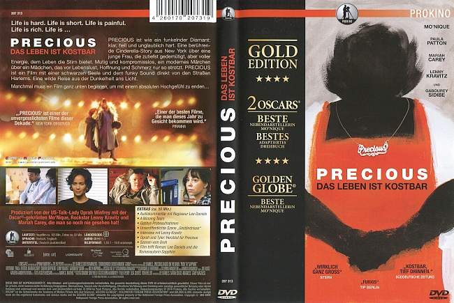 Precious Das Leben ist kostbar dvd cover german