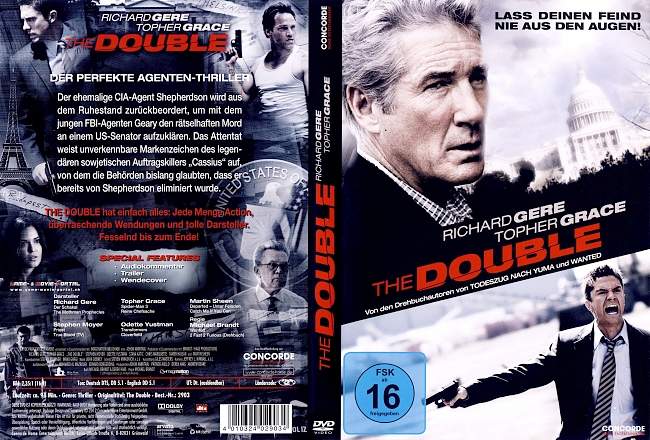 The Double Richard Gere german dvd cover