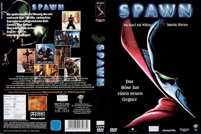 Spawn german dvd cover
