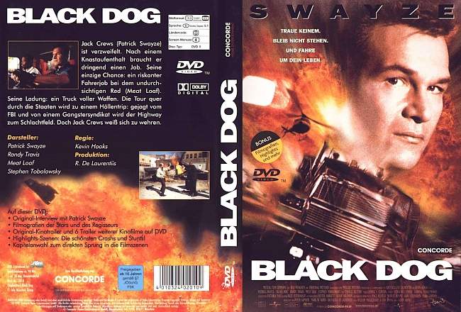 Black Dog dvd cover german
