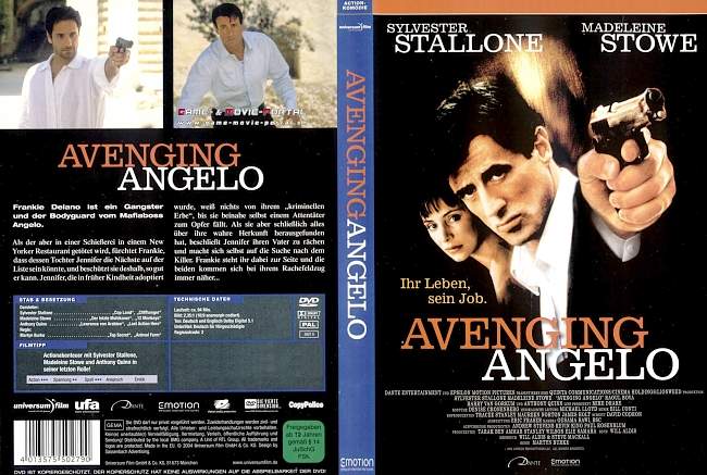 Avenging Angelo german dvd cover