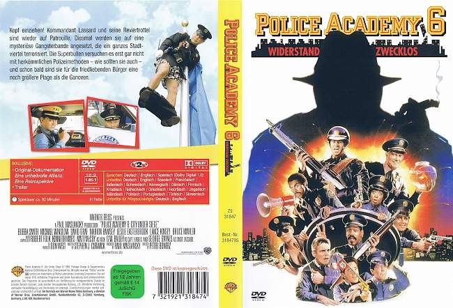 Police Academy 6 german dvd cover