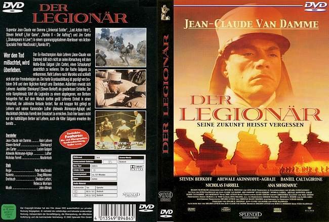 Der Legionar dvd cover german