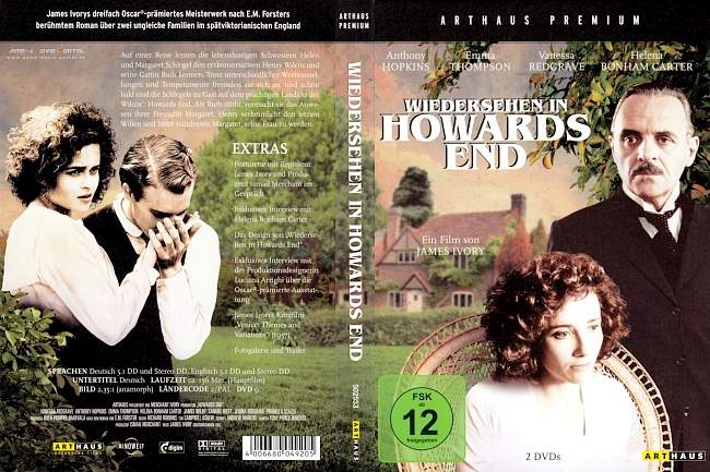 Wiedersehen in Howards End german dvd cover