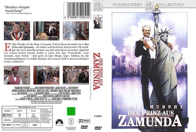 Der Prinz aus Zamunda german dvd cover