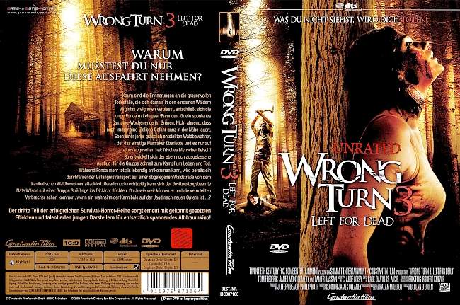 Wrong Turn 1 german dvd cover