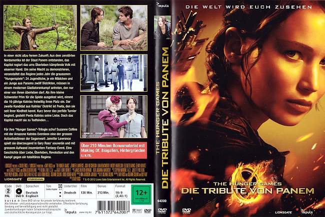 Die Tribute von Panem The Hunger Games Swiss Edition 1 german dvd cover