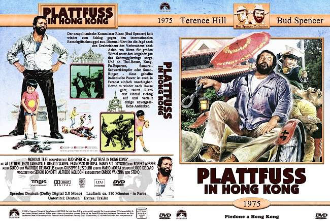 Plattfuss in Hongkong german dvd cover