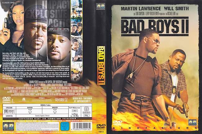 Bad Boys 2 german dvd cover