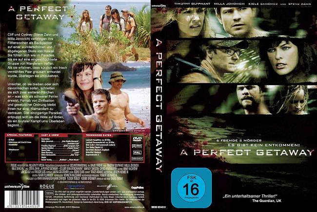 A Perfect Getaway german dvd cover