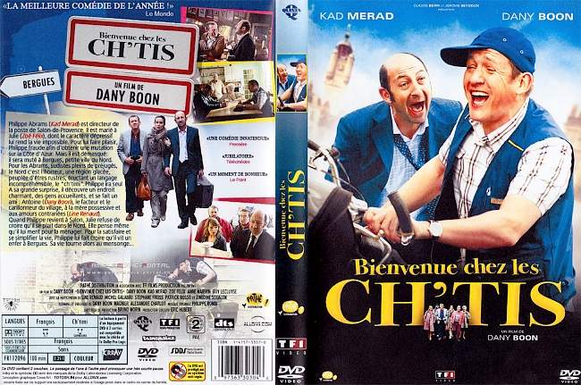 Bienvenue chez les chtis german dvd cover