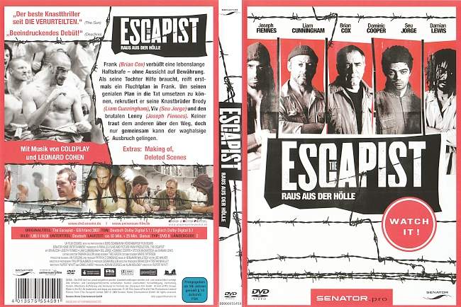 The Escapist Raus aus der Hoelle german dvd cover