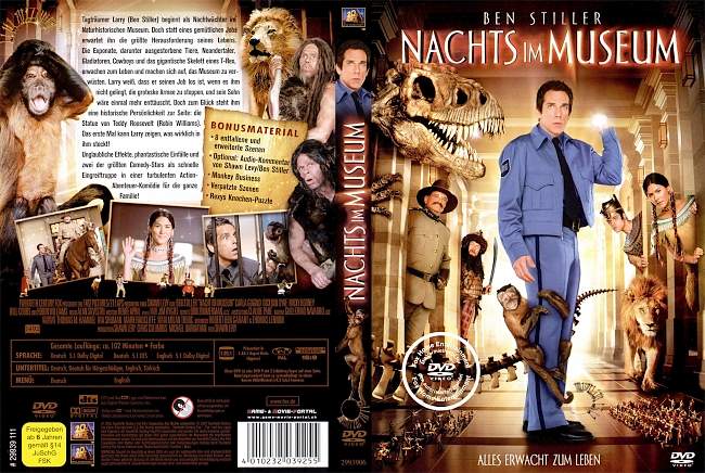 Nachts im Museum german dvd cover