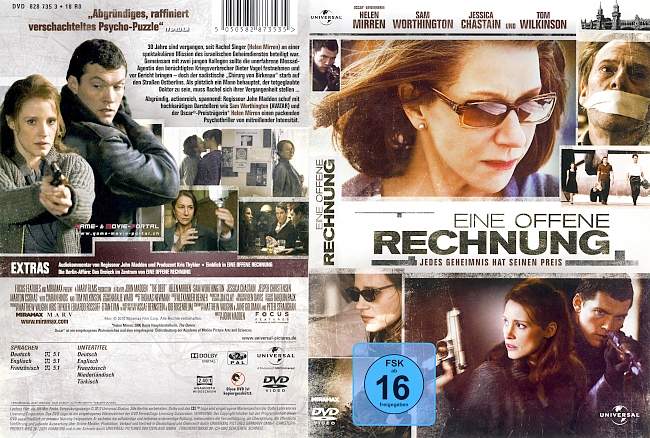 Eine offene Rechnung Jedes Geheimnis hat seinen Preis dvd cover german