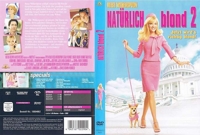 Natuerlich Blond 2 german dvd cover