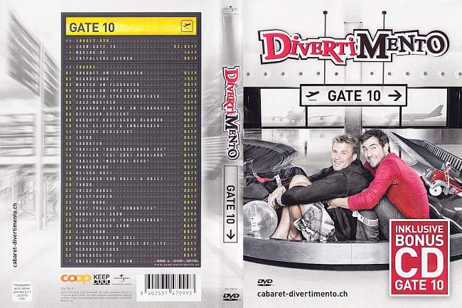 DivertiMento Cabarat Gate10 Jonny Fischer Manu Burkhart german dvd cover