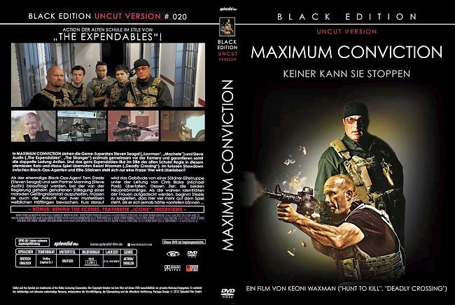Maximum Conviction dvd cover german