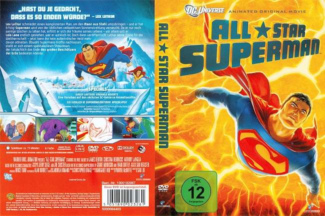 All Star Superman dvd cover german