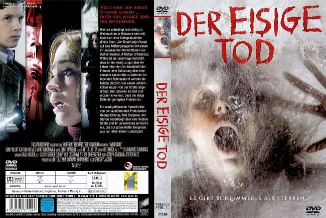 Der eisige Tod dvd cover german