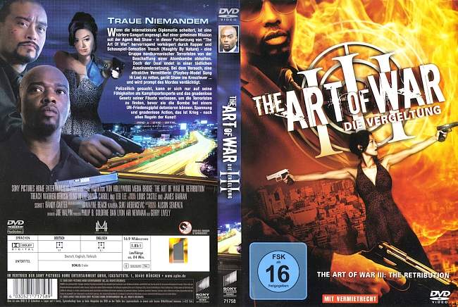 The Art of War 3 Die Vergeltung dvd cover german