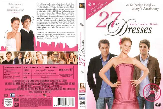 27 Dresses dvd cover german