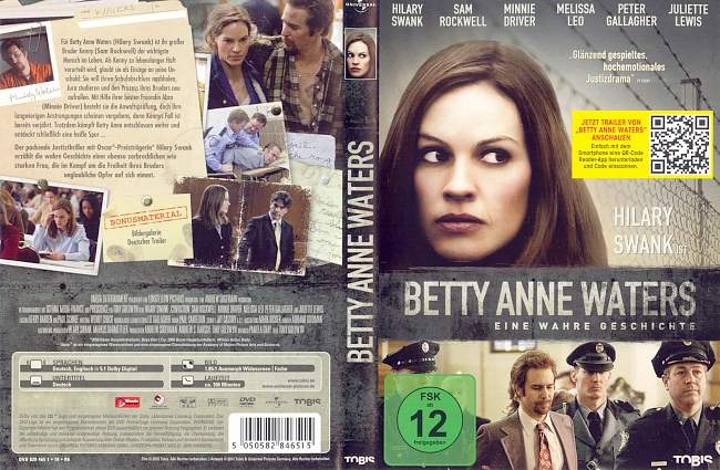 Betty Anne Waters Eine wahre Geschichte german dvd cover