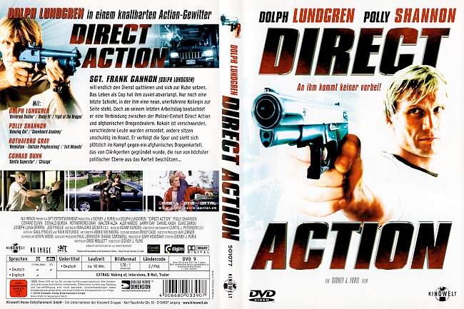 Direct Action Dolph Lundgren german dvd cover