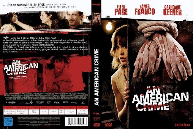 An American Crime german dvd cover