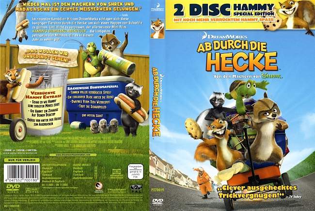 Ab Durch Die Hecke dvd cover german