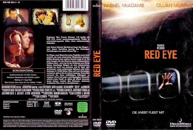 Red Eye german dvd cover