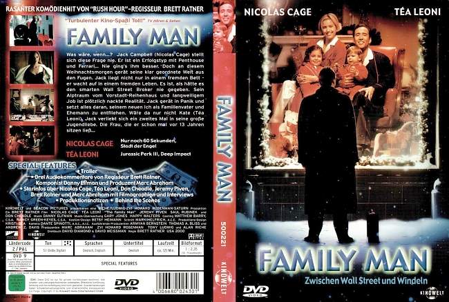Family Man Nicolas Cage Tea Leoni german dvd cover