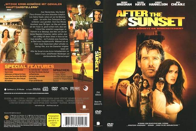After The Sunset german dvd cover
