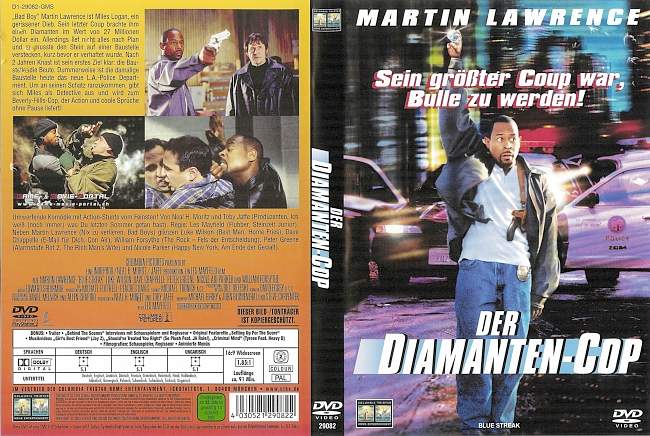 Der Diamantencop dvd cover german