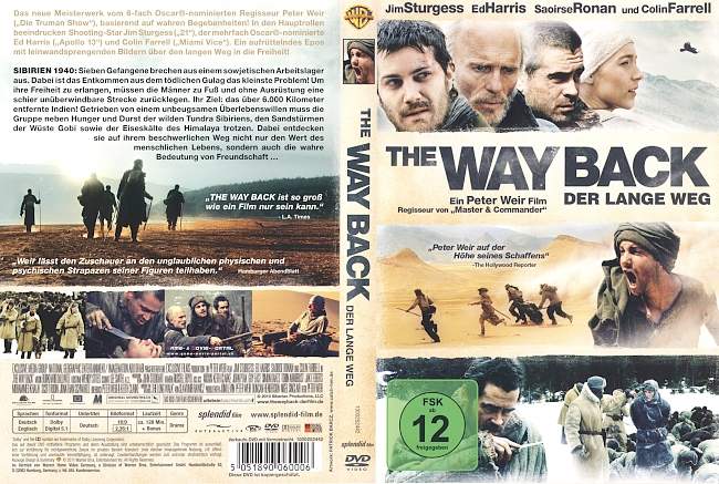 The Way Back Ed Harris german dvd cover