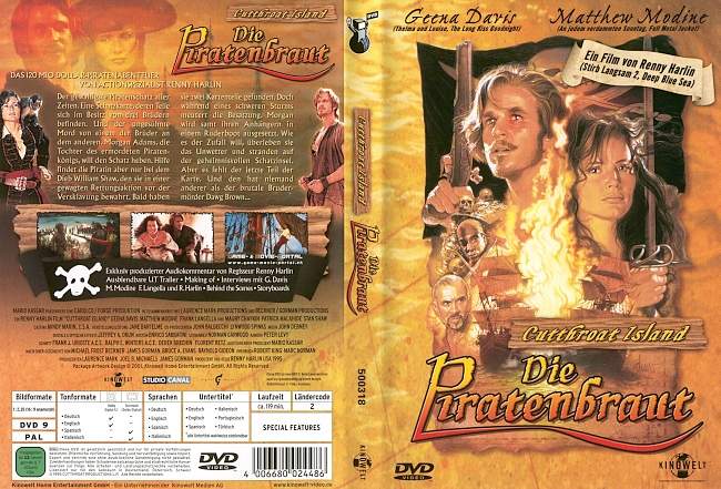 Die Piratenbraut dvd cover german