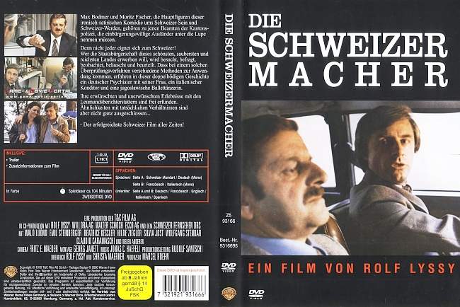 Die Schweizermacher german dvd cover