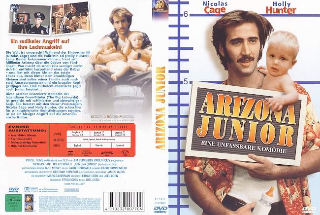 Arizona Junior dvd cover german