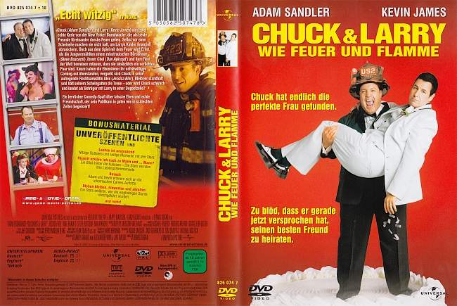 Chuck and Larry Wie Feuer und Flamme german dvd cover