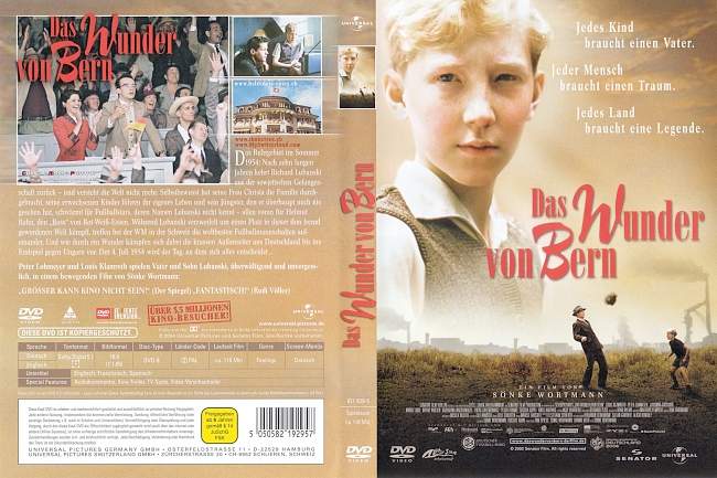 Das Wunder von Bern dvd cover german