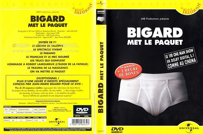 Bigard Met Le Paquet german dvd cover