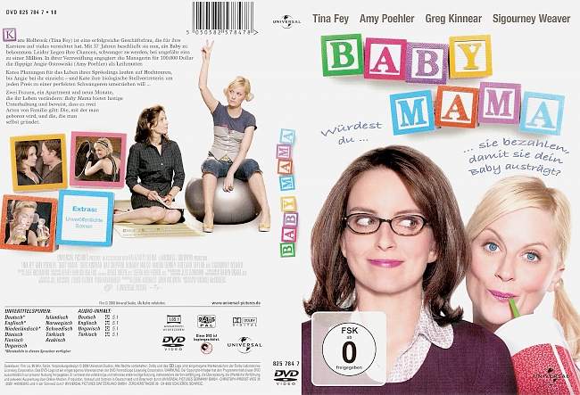 Baby Mama german dvd cover