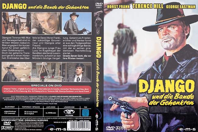 Django Und Die Bande der Gehenkten Terence Hill german dvd cover