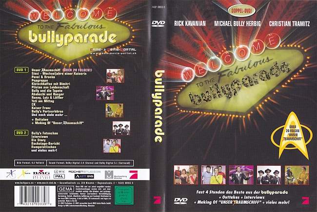 Bullyparade Herbig Michael Rick Kavanian Christian Tramitz dvd cover german