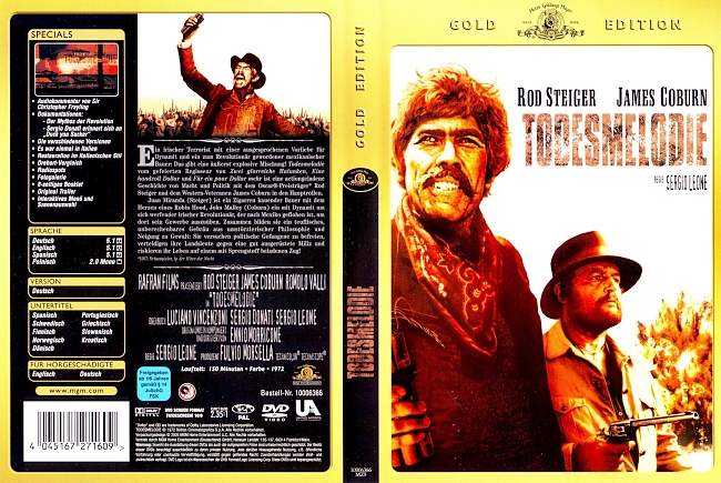 Todesmelodie Sergio Leone german dvd cover