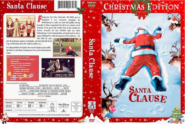 Santa Clause 1 dvd cover german