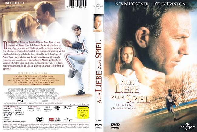 Aus Liebe Zum Spiel german dvd cover