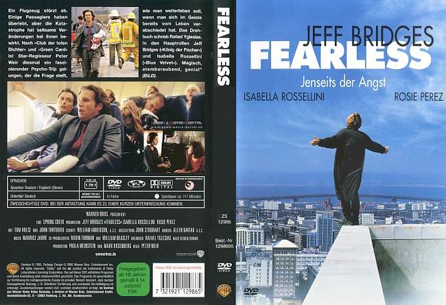 Fearless Jenseits der Angst dvd cover german
